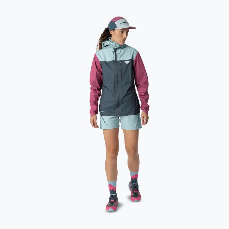 Kurtka przeciwdeszczowa damska DYNAFIT Traverse 3L cinder cloud blue/3180 2