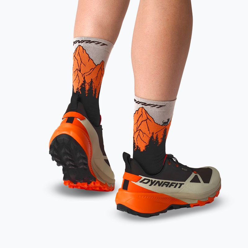 Skarpety DYNAFIT Traverse Crew black out ultra orange/4220 3