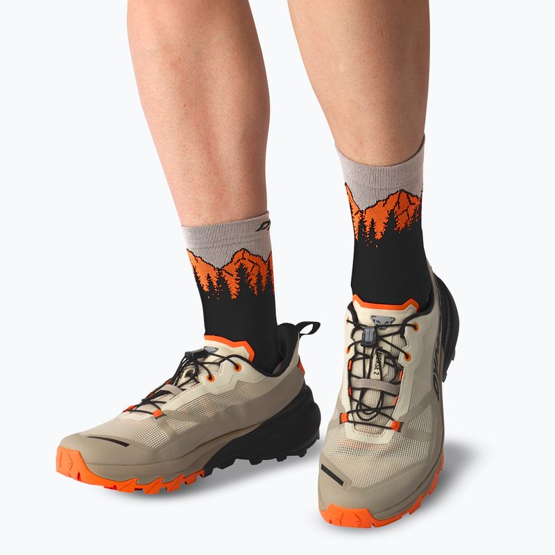 Skarpety DYNAFIT Traverse Mid black out ultra orange/4220 6