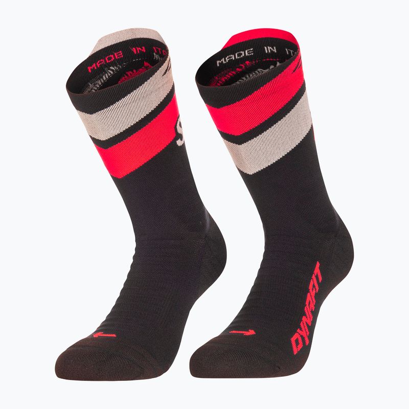 Skarpety DYNAFIT Ultra Crew black out ultra coral/6A10 5