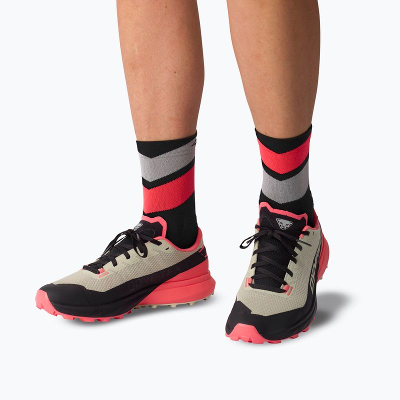 Skarpety DYNAFIT Ultra Mid black out ultra coral/6A10 3