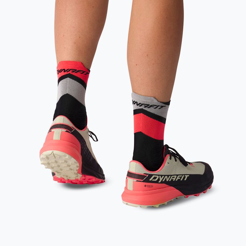 Skarpety DYNAFIT Ultra Mid black out ultra coral/6A10 4