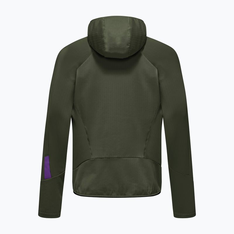 Kurtka przeciwwiatrowa męska Salewa Pedroc PL 3 HD dark olive 2