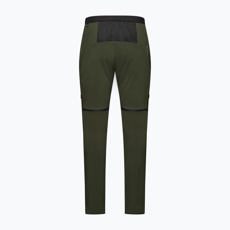 Spodnie trekkingowe męskie Salewa Pedroc 3 DST 2IN1 dark olive 2
