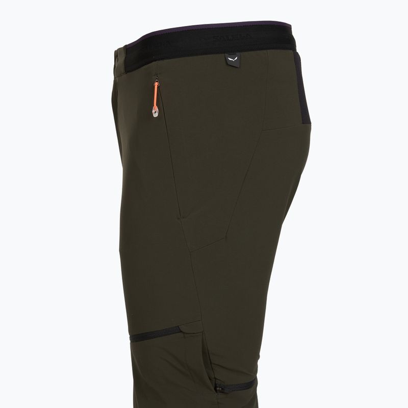 Spodnie trekkingowe męskie Salewa Pedroc 3 DST 2IN1 dark olive 4