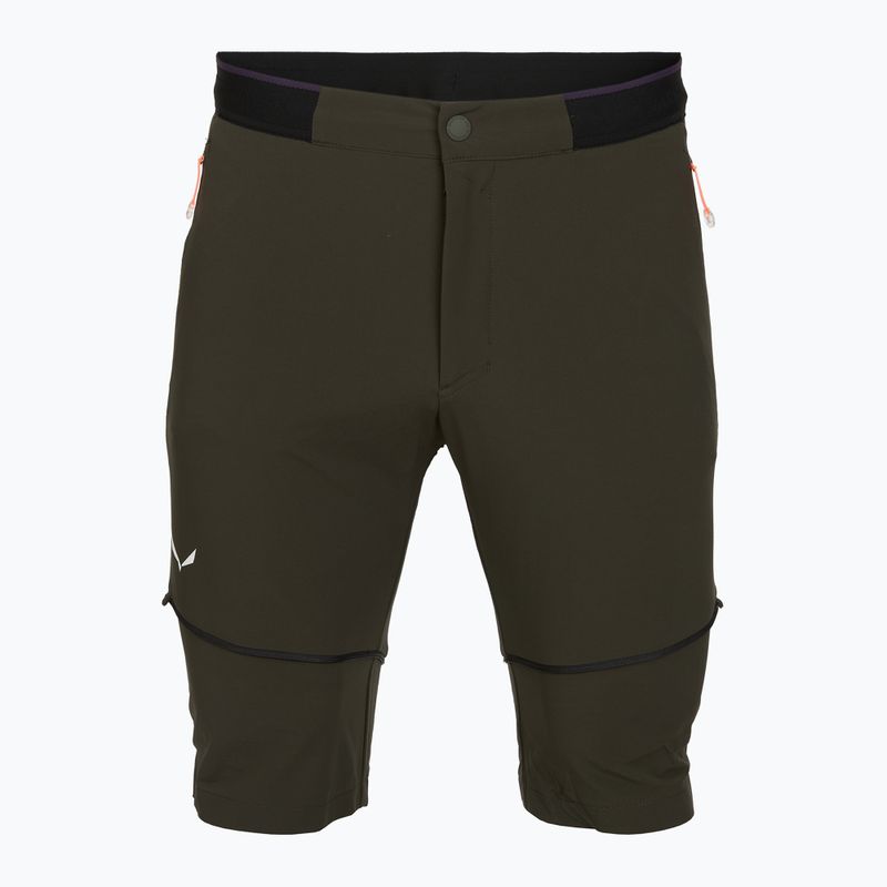 Spodnie trekkingowe męskie Salewa Pedroc 3 DST 2IN1 dark olive 5