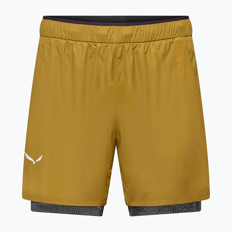 Spodenki trekkingowe męskie Salewa Pedroc DST 2IN1 olive oil int/0870 7