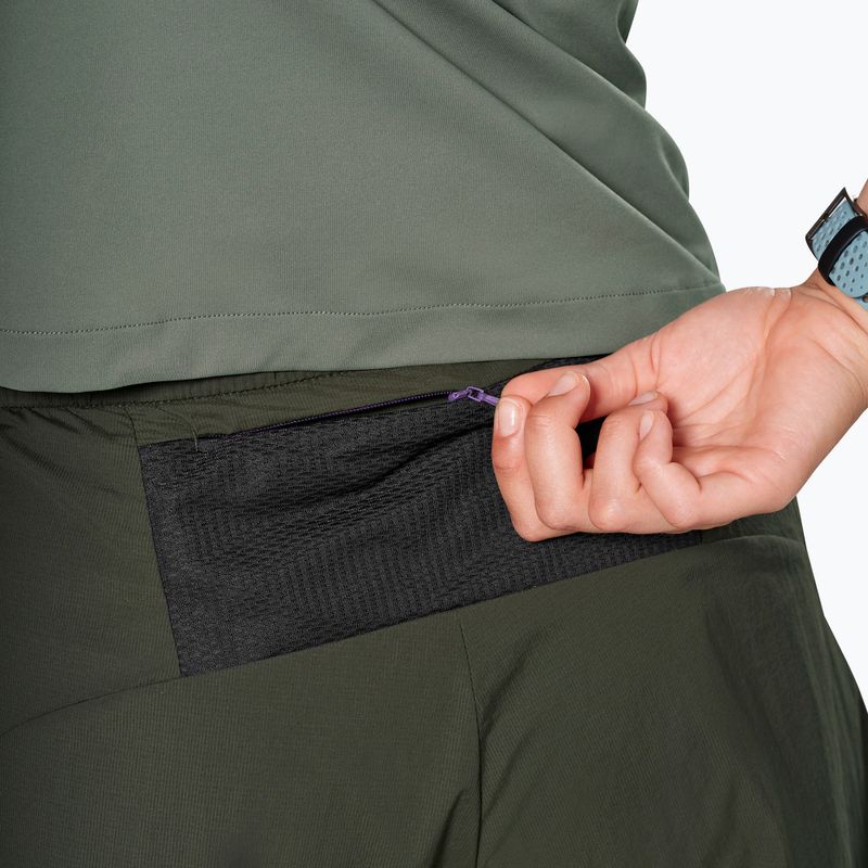Spodenki trekkingowe damskie Salewa Pedroc DST 2IN1 dark olive int/0870 5