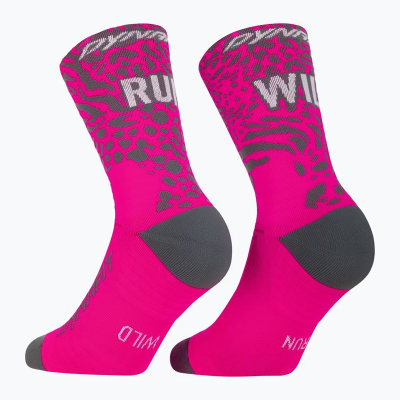 Skarpety DYNAFIT Run Wild Crew pink glo 5
