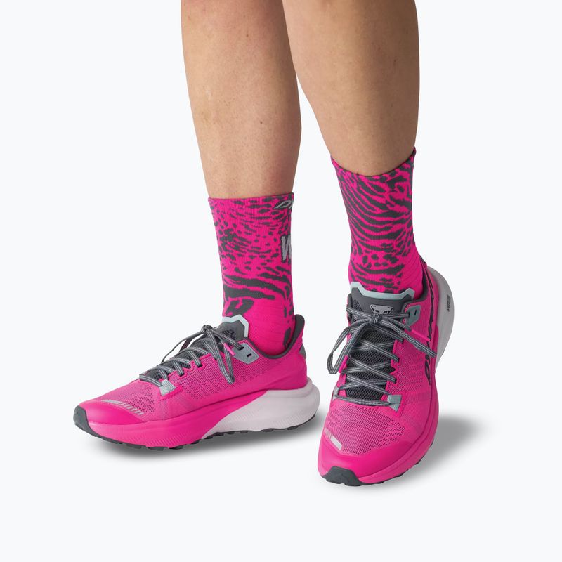 Skarpety DYNAFIT Run Wild Crew pink glo 6