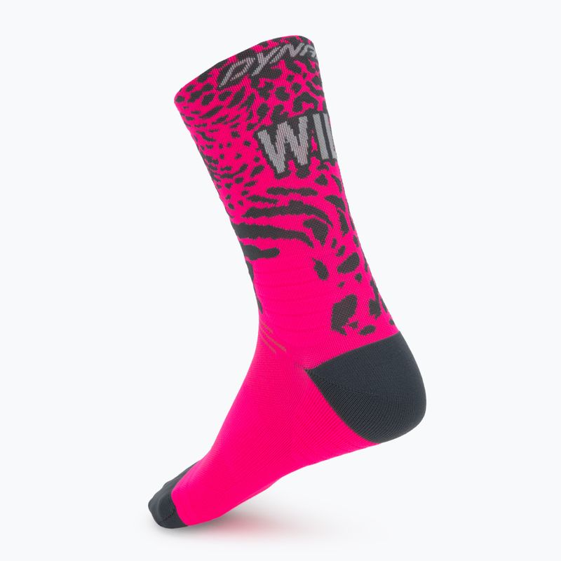 Skarpety DYNAFIT Run Wild Crew pink glo 2