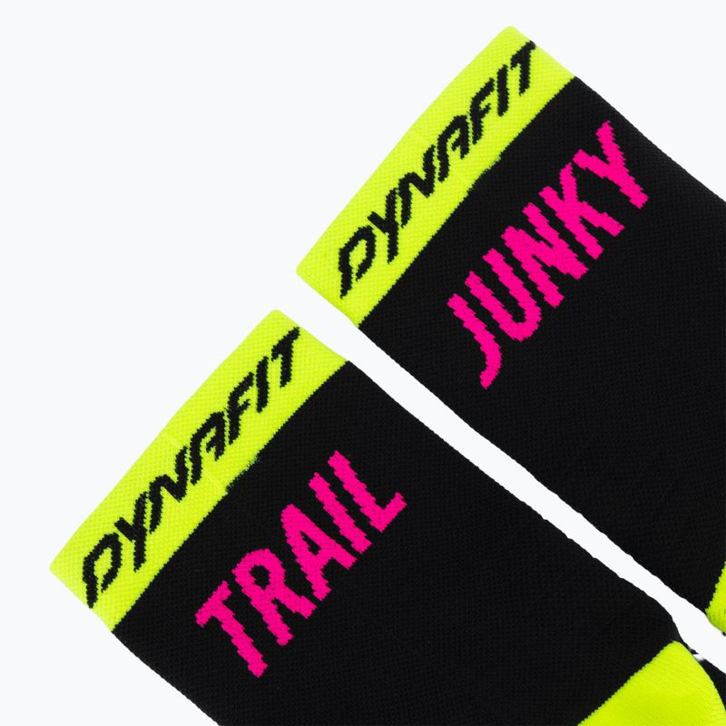 Skarpety DYNAFIT Trail Mid black out ultra yellow/5A30 3