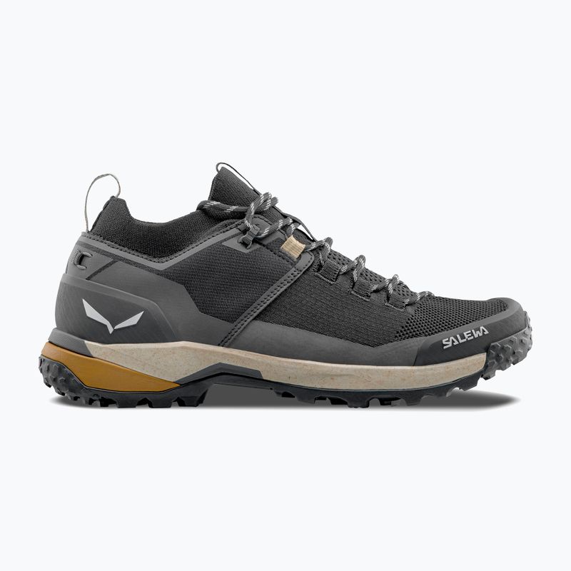 Buty trekkingowe męskie Salewa Puez 2 Knit Powertex black/black 2
