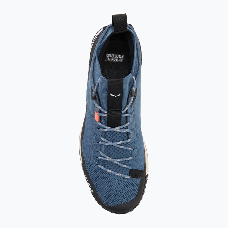 Buty trekkingowe męskie Salewa Puez 2 Knit Powertex java blue/black 5