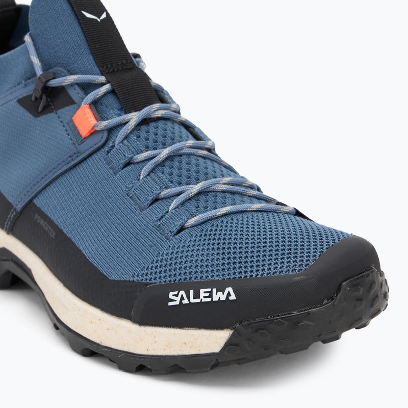 Buty trekkingowe męskie Salewa Puez 2 Knit Powertex java blue/black 7