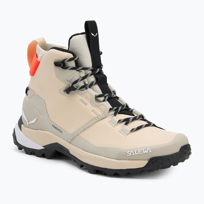 Buty trekkingowe damskie Salewa Puez 2 Mid Ptx oatmeal/oatmeal