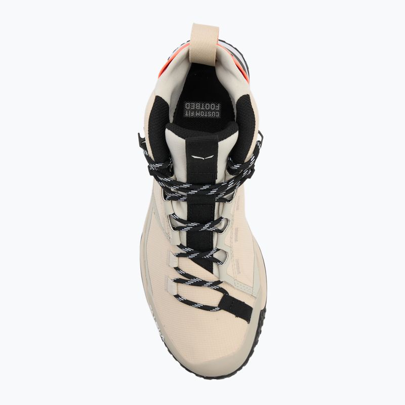 Buty trekkingowe damskie Salewa Puez 2 Mid Ptx oatmeal/oatmeal 5