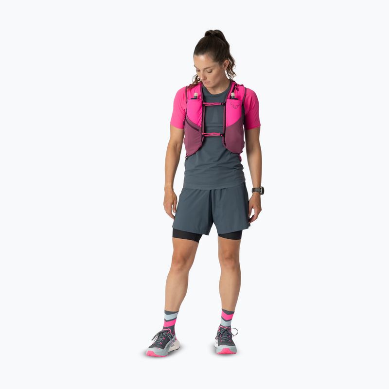Kamizelka do biegania DYNAFIT Alpine 15 Vest pink glo/amaranth 3