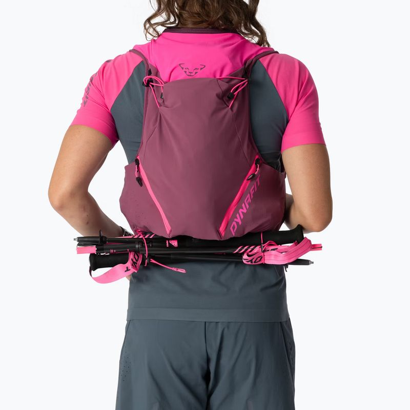 Kamizelka do biegania DYNAFIT Alpine 15 Vest pink glo/amaranth 6