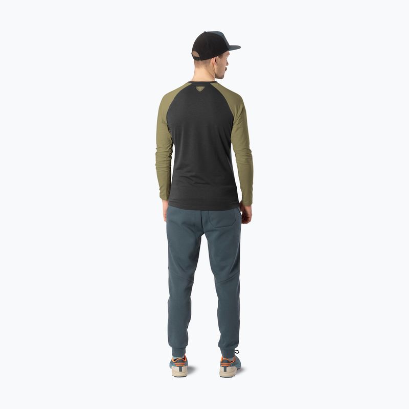 Longsleeve do biegania męski DYNAFIT 24/7 military green/0910 3