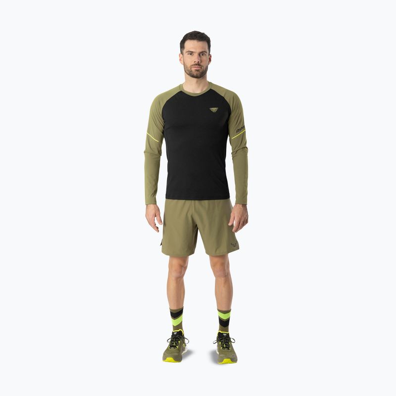 Longsleeve do biegania męski DYNAFIT Alpine Pro military green/0910 2