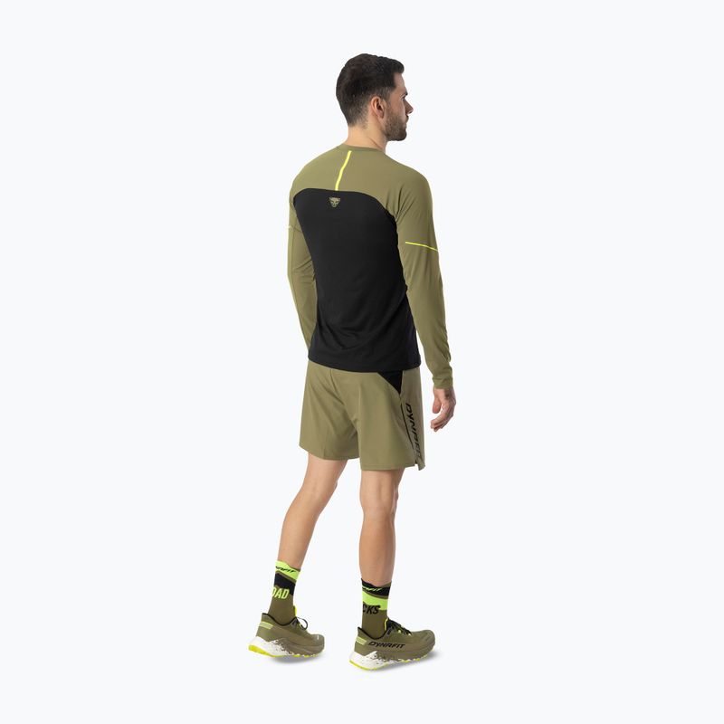 Longsleeve do biegania męski DYNAFIT Alpine Pro military green/0910 3