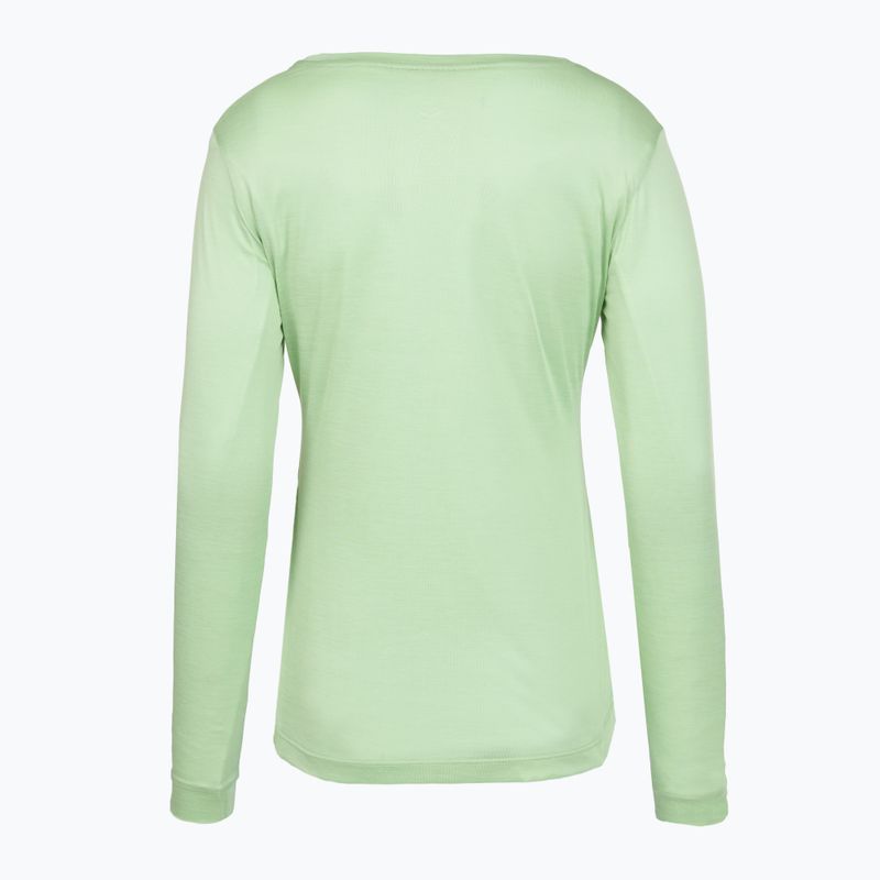 Longsleeve trekkingowy damski Salewa Puez Melange Dry pastel green melange 2