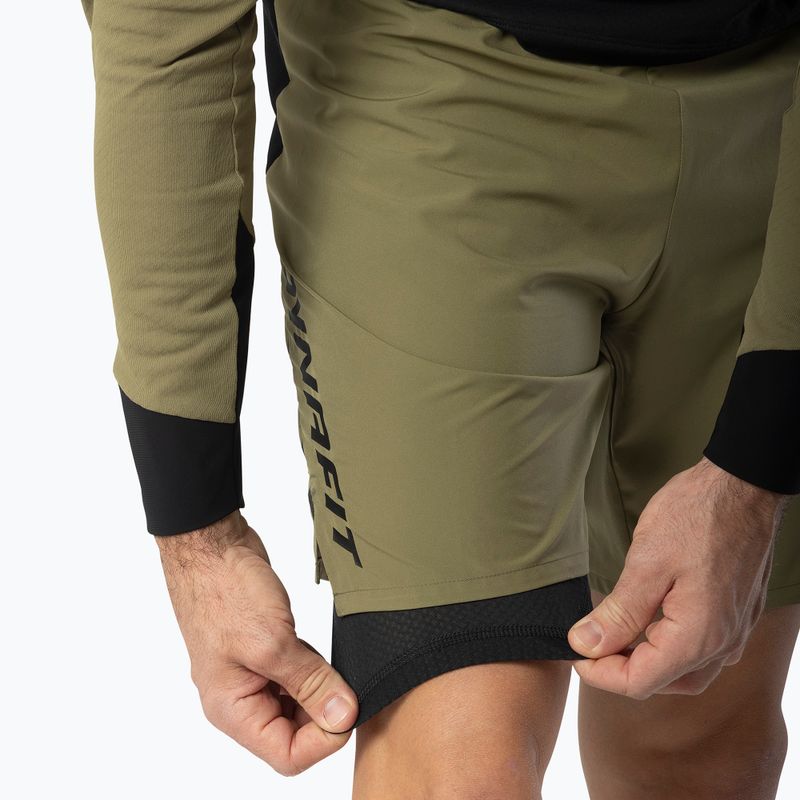 Spodenki do biegania męskie DYNAFIT Alpine Pro 2IN1 military green 4