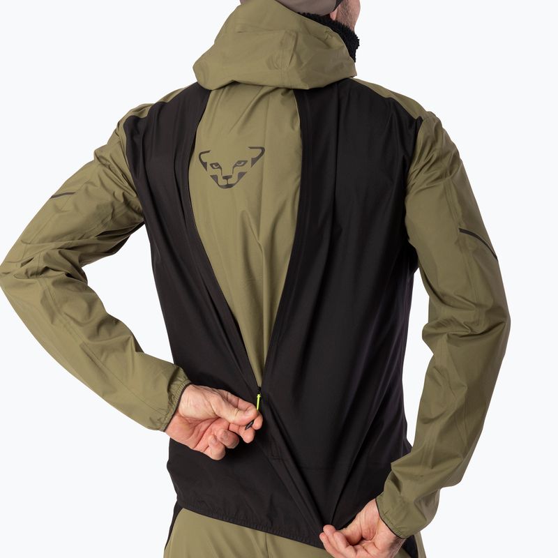 Kurtka do biegania męska DYNAFIT Alpine 3L military green/0910 7