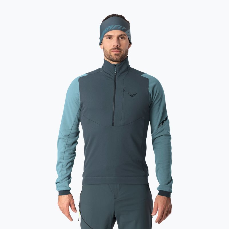 Bluza skiturowa męska DYNAFIT Blacklight Thermal 1/2 Zip smoke blue/0720