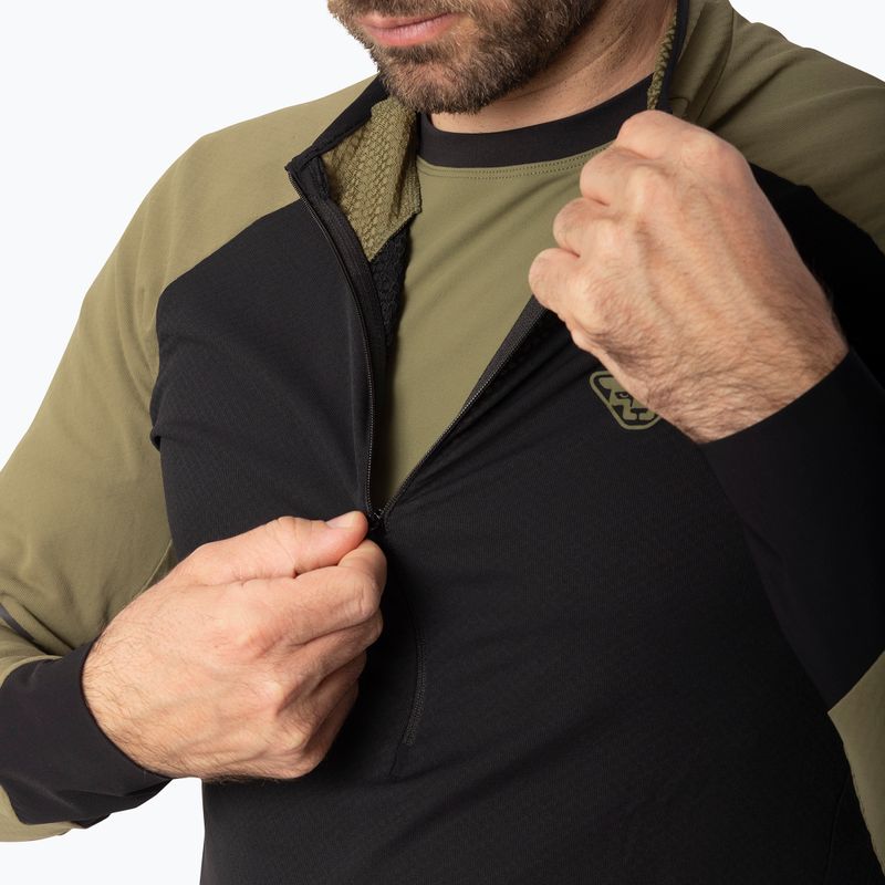 Bluza do biegania męska Dynafit Alpine LS 1/2 Zip Tee military green/0910 4