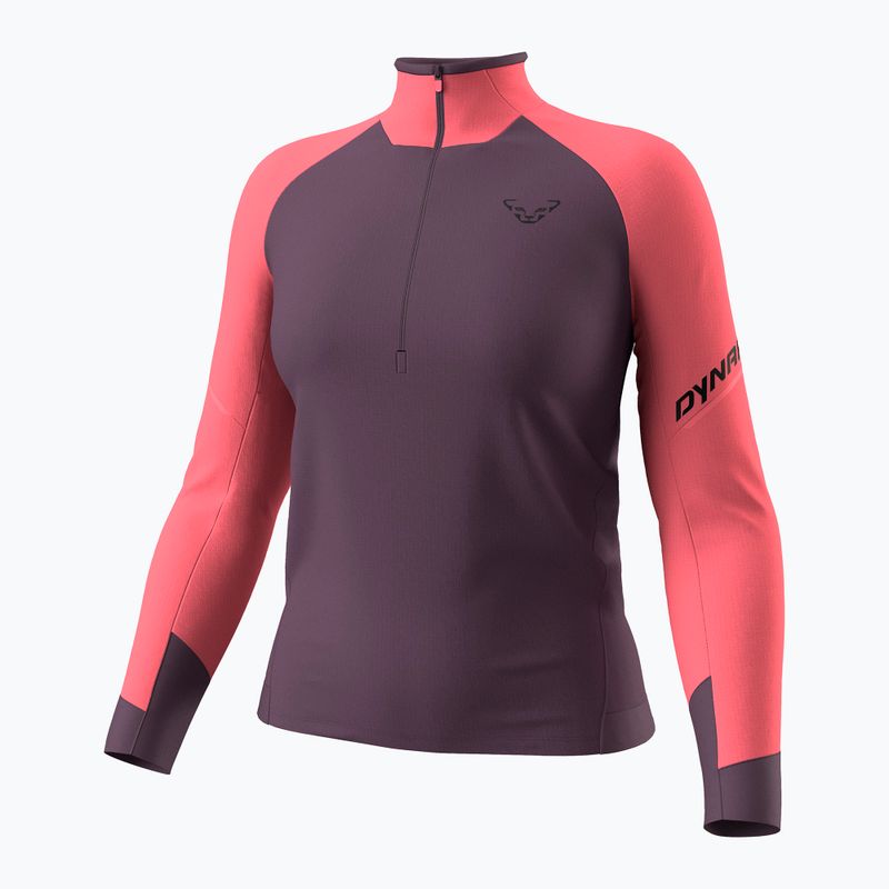 Bluza do biegania damska Dynafit Alpine LS 1/2 Zip Tee cabana/6A90 7
