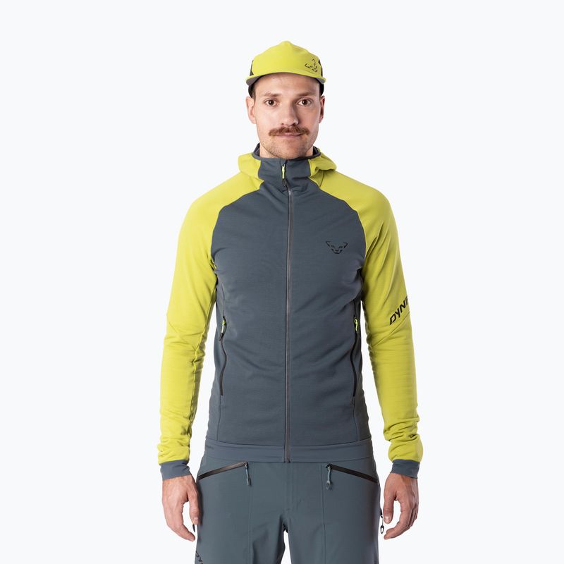 Bluza skiturowa męska DYNAFIT Radical Polartec Hooded golden lime/0720