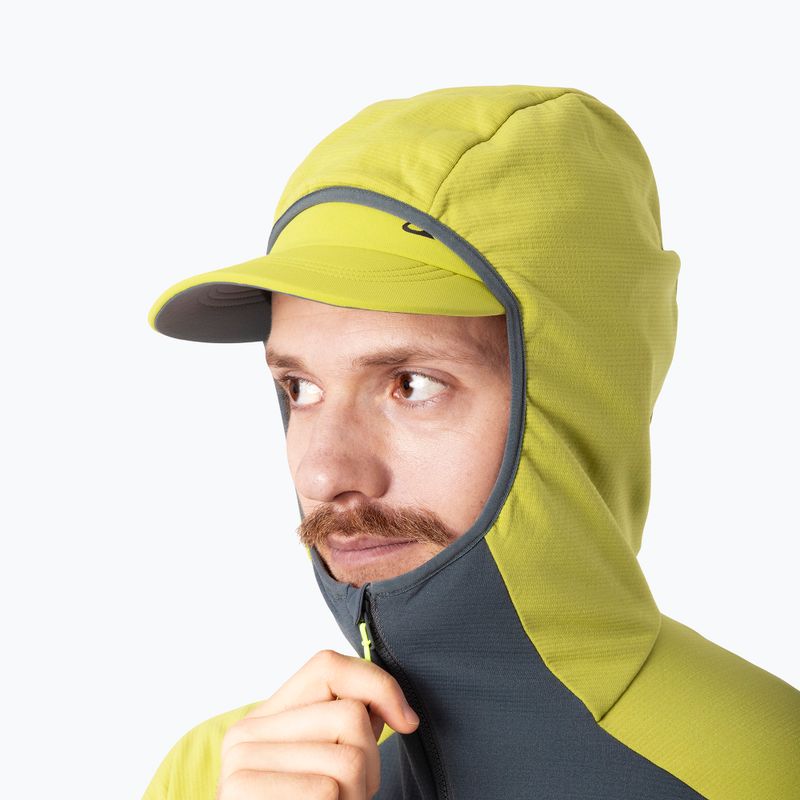 Bluza skiturowa męska DYNAFIT Radical Polartec Hooded golden lime/0720 3