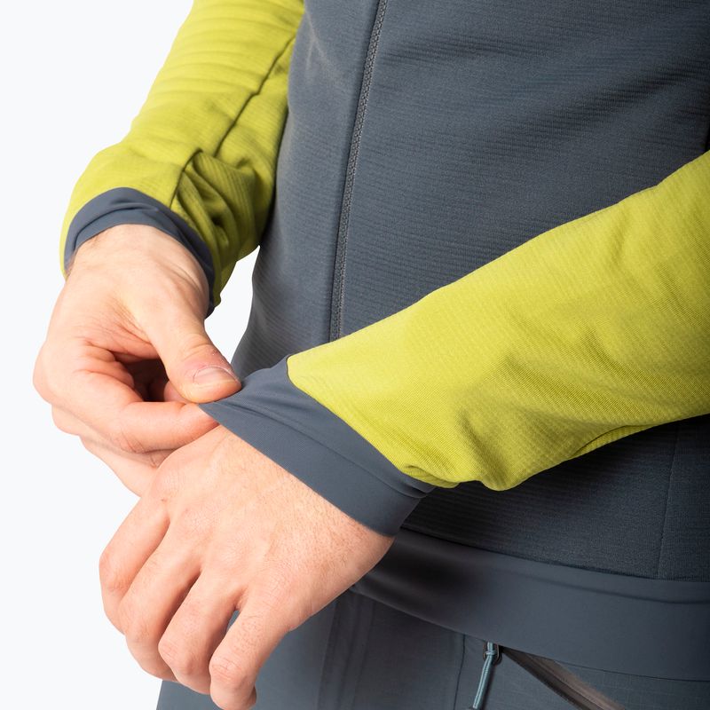 Bluza skiturowa męska DYNAFIT Radical Polartec Hooded golden lime/0720 5