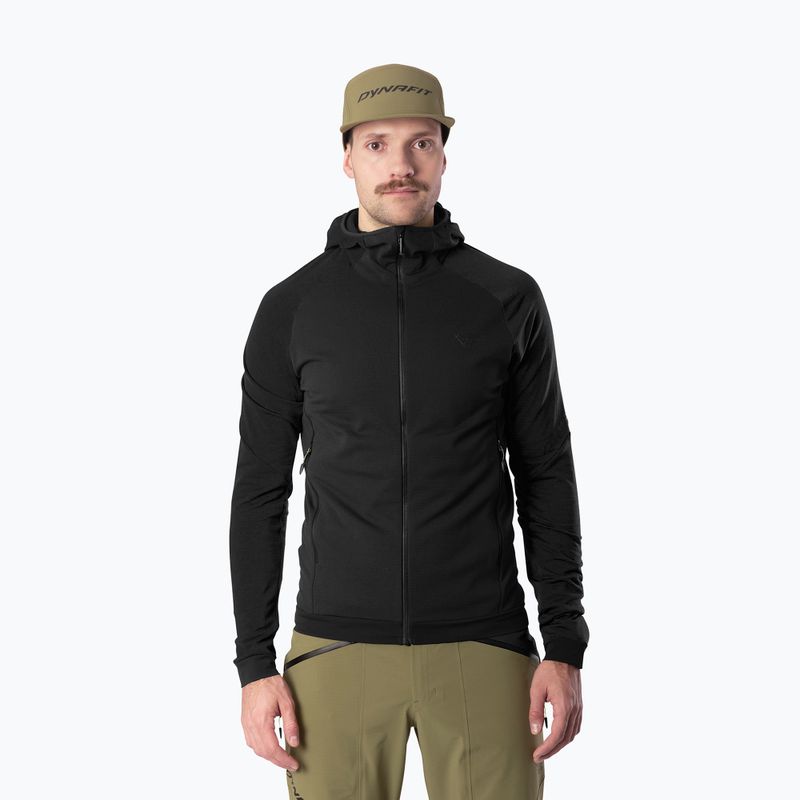 Bluza skiturowa męska DYNAFIT Radical Polartec Hooded black out
