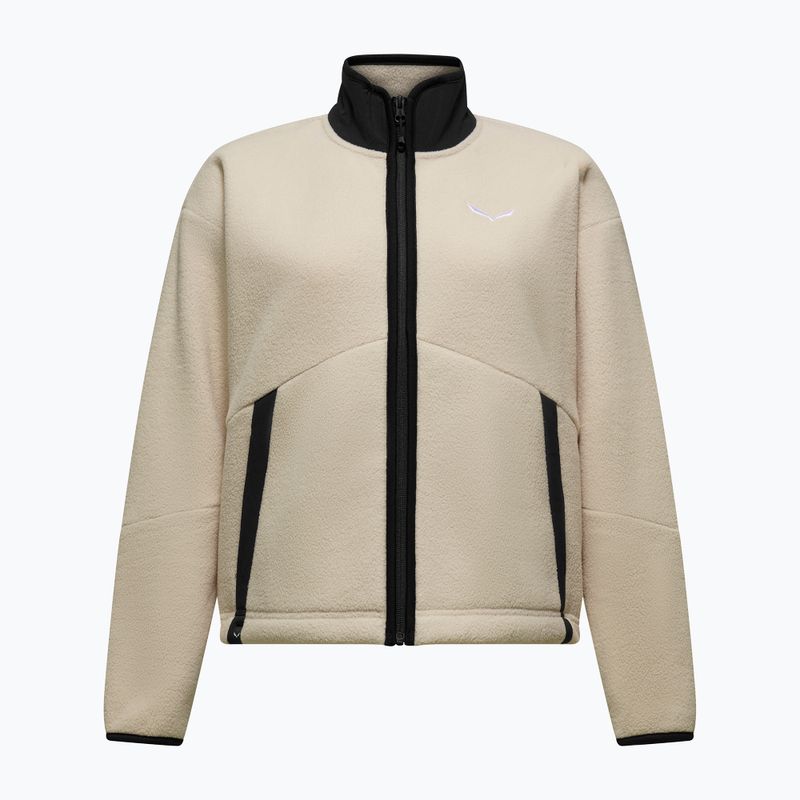 Bluza polarowa damska Salewa Fanes Full Zip Oatmeal