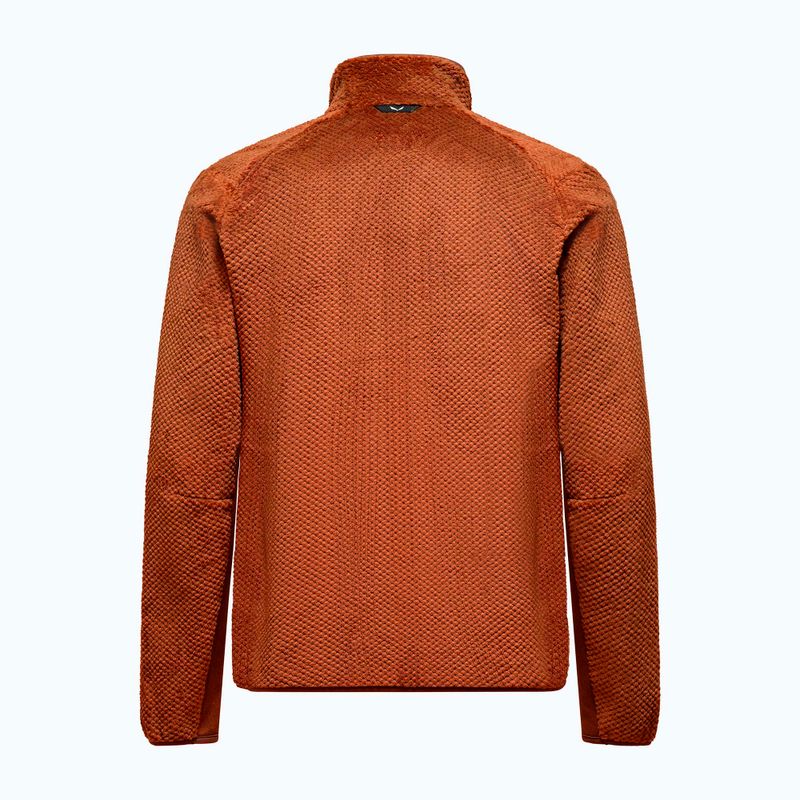 Bluza trekkingowa męska Salewa Puez Warm Full Zip bombay brown 2