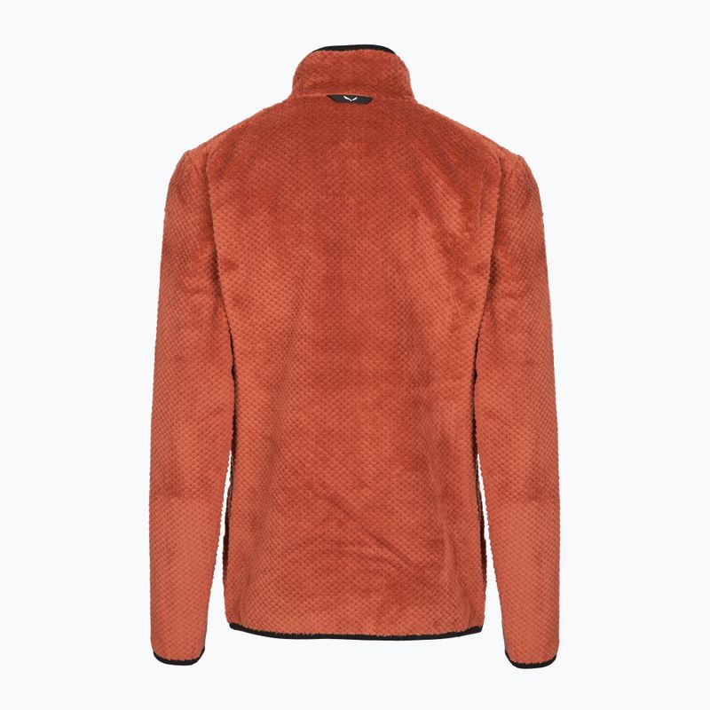 Bluza trekkingowa damska Salewa Puez Warm Full Zip etruscan red 2