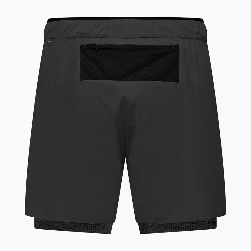 Spodenki trekkingowe męskie Salewa Pedroc DST 2IN1 black out 2