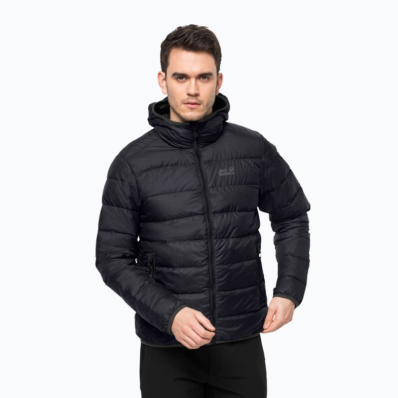 Kurtka puchowa męska Jack Wolfskin Helium black