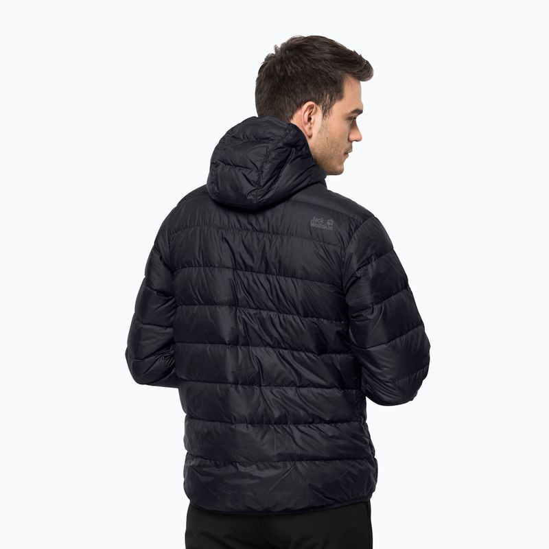 Kurtka puchowa męska Jack Wolfskin Helium black 2