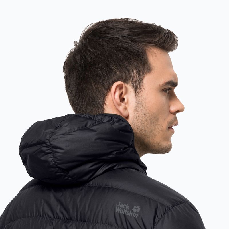 Kurtka puchowa męska Jack Wolfskin Helium black 3