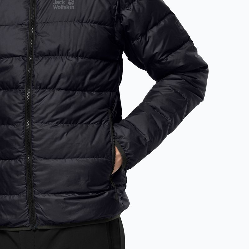Kurtka puchowa męska Jack Wolfskin Helium black 4