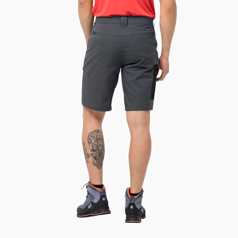 Spodenki trekkingowe męskie Jack Wolfskin Active Track dark iron 2