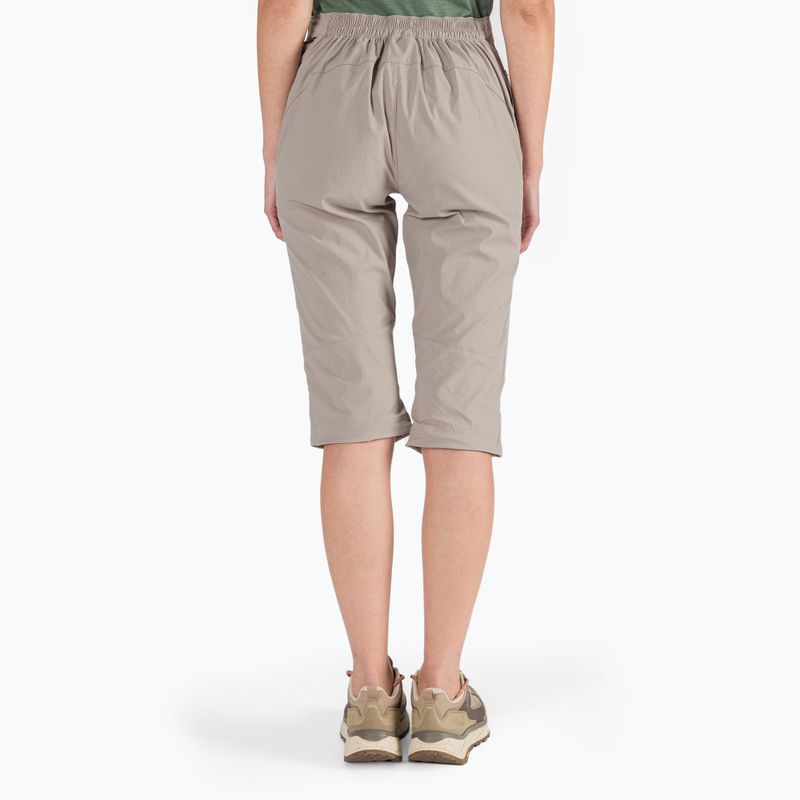 Spodenki trekkingowe damskie Jack Wolfskin Activate Light 3/4 moon rock 3