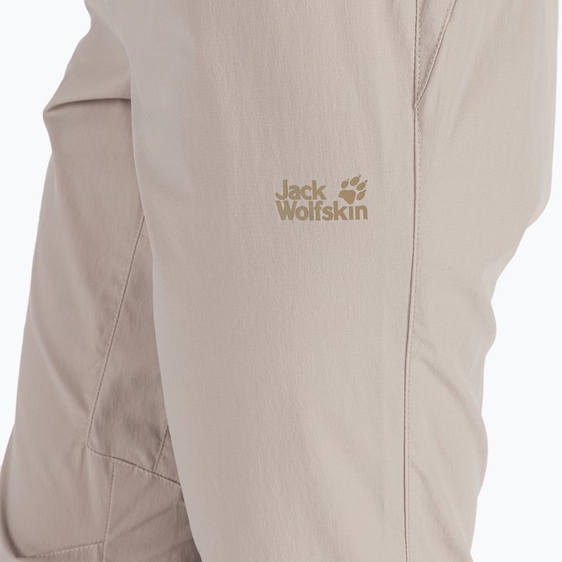 Spodenki trekkingowe damskie Jack Wolfskin Activate Light 3/4 moon rock 5