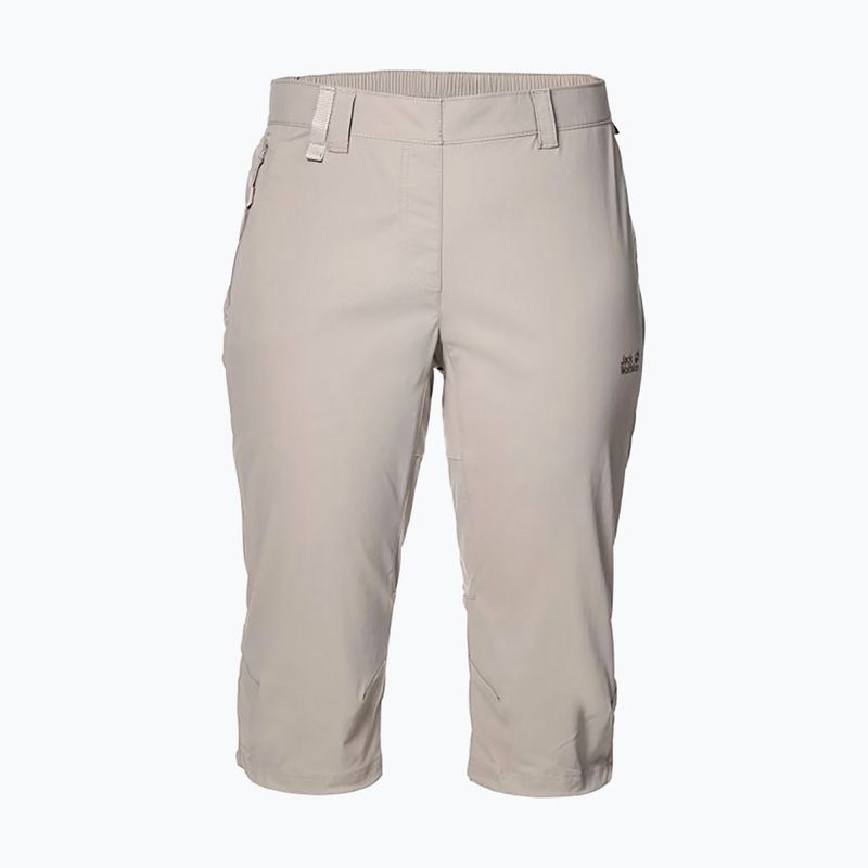 Spodenki trekkingowe damskie Jack Wolfskin Activate Light 3/4 moon rock 9
