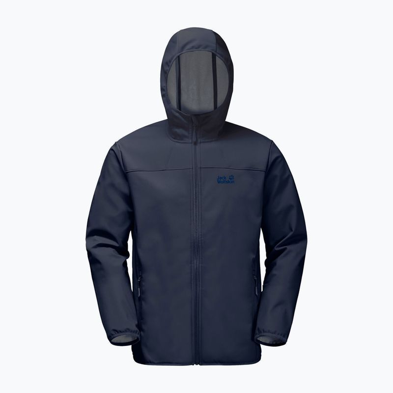 Kurtka softshell męska Jack Wolfskin Northern Point night blue 5