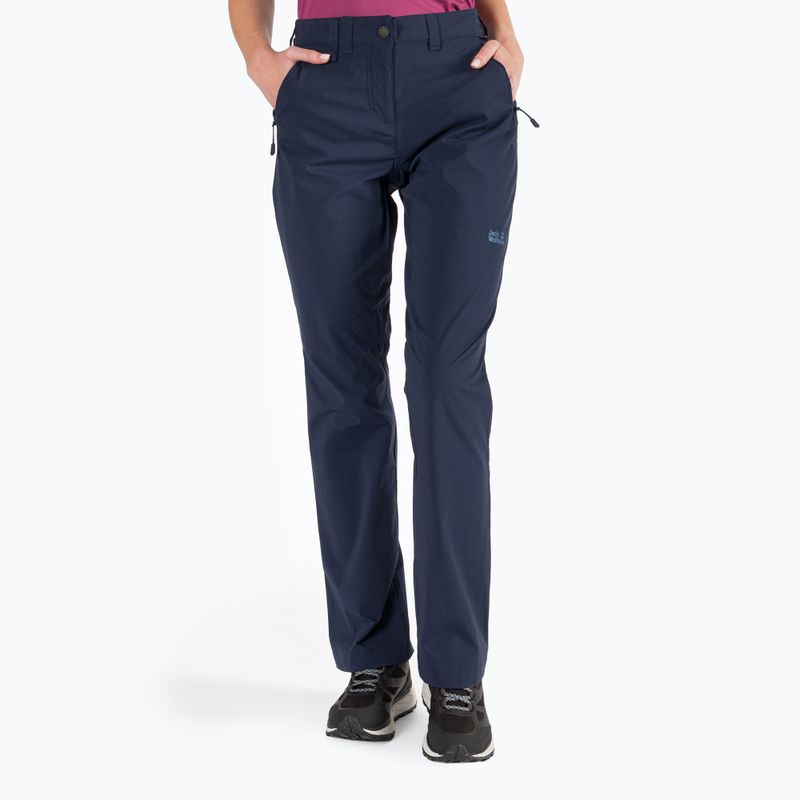 Spodnie softshell damskie Jack Wolfskin Activate Light midnight blue